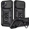 Custodia Magnetica con Copri Fotocamera Scorrevole Per iPhone 16 15 Pro Max 13 12 Mini Coque Per iPhone 14 11 Pro Mas 15 16 Plus Supporto ad Anello Copri Telefono