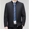 New Men's Jacket Spring and Autumn Jacket Middle-aged High-end Business Casual Jacket Dad Lapel Top