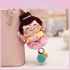 Lotus Little Buddha Plush Keychain With Short Plush Material For Lucky Bag Decor