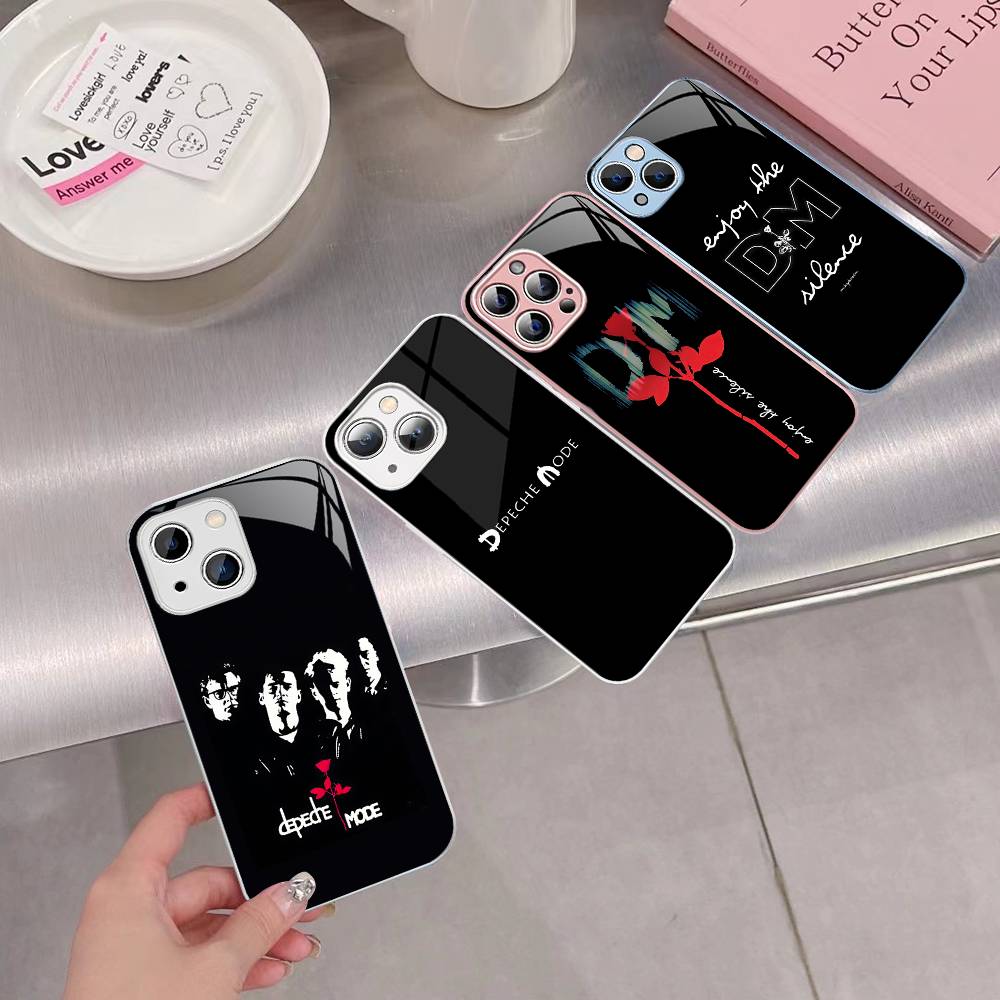 Rock D-Depeche Cool Mode For IPhone 14 13 12 Mini 11 Pro XS Max X XR 14 Plus Tempered Glass Cover