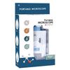 Microscópio Mini Portátil 80-200X com Base Microscópio Mini Elétrico com Luz LED Microscópio Portátil de Laboratório 12 Peças Lâminas de Preparação