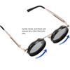 ND9 Adjustable Polarized Sunglasses: Retro UV Protection for Fishing & Driving