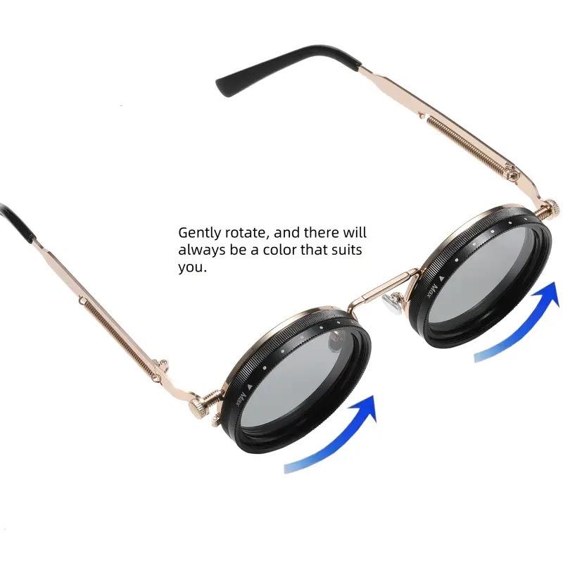 ND9 Adjustable Polarized Sunglasses: Retro UV Protection for Fishing & Driving
