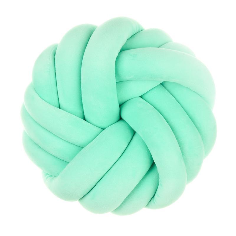 Round Handmade Knot Pillow Cushion Art Home Decor Pillows for Bed Pillows DIY Throw Pillows for Couch Sofa Bedroom Christmas Birthday Festival Gift