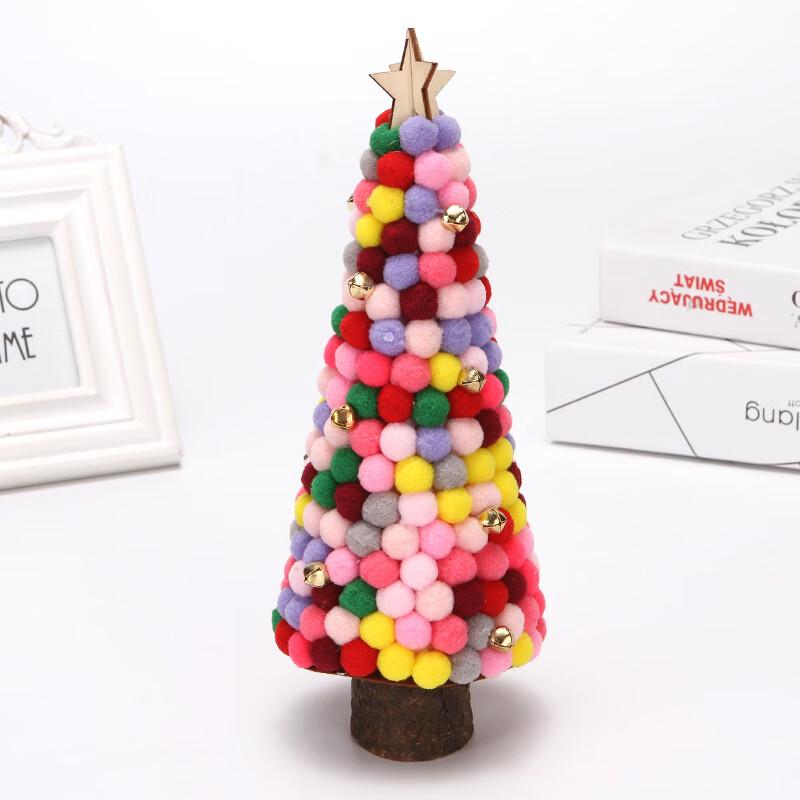 Yinuoshi Creative Felt Pom-pom Christmas Tree Ornament