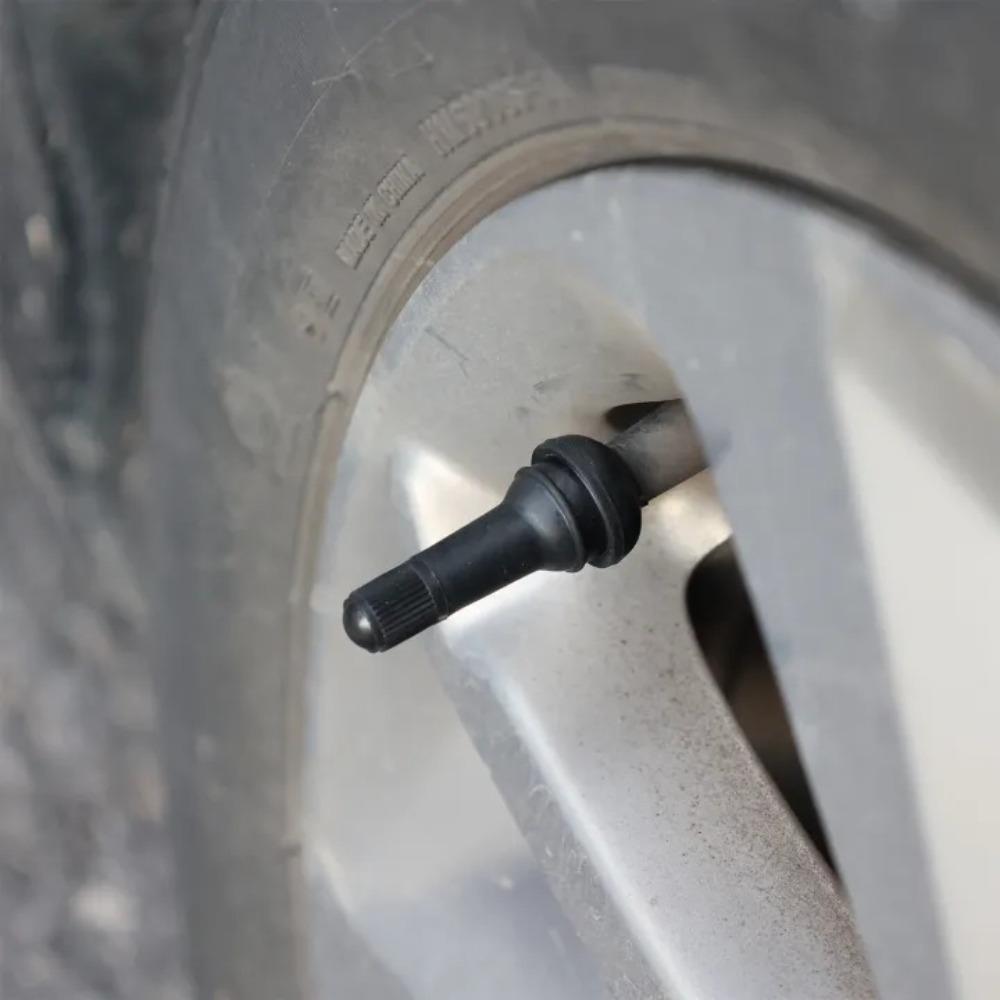 10/25pcs TR413 Automobile Tire Air Nozzle Snap In Type Rubber Valve Tool Set Tubeless Tyre Valves Stems Durable Car Accessories