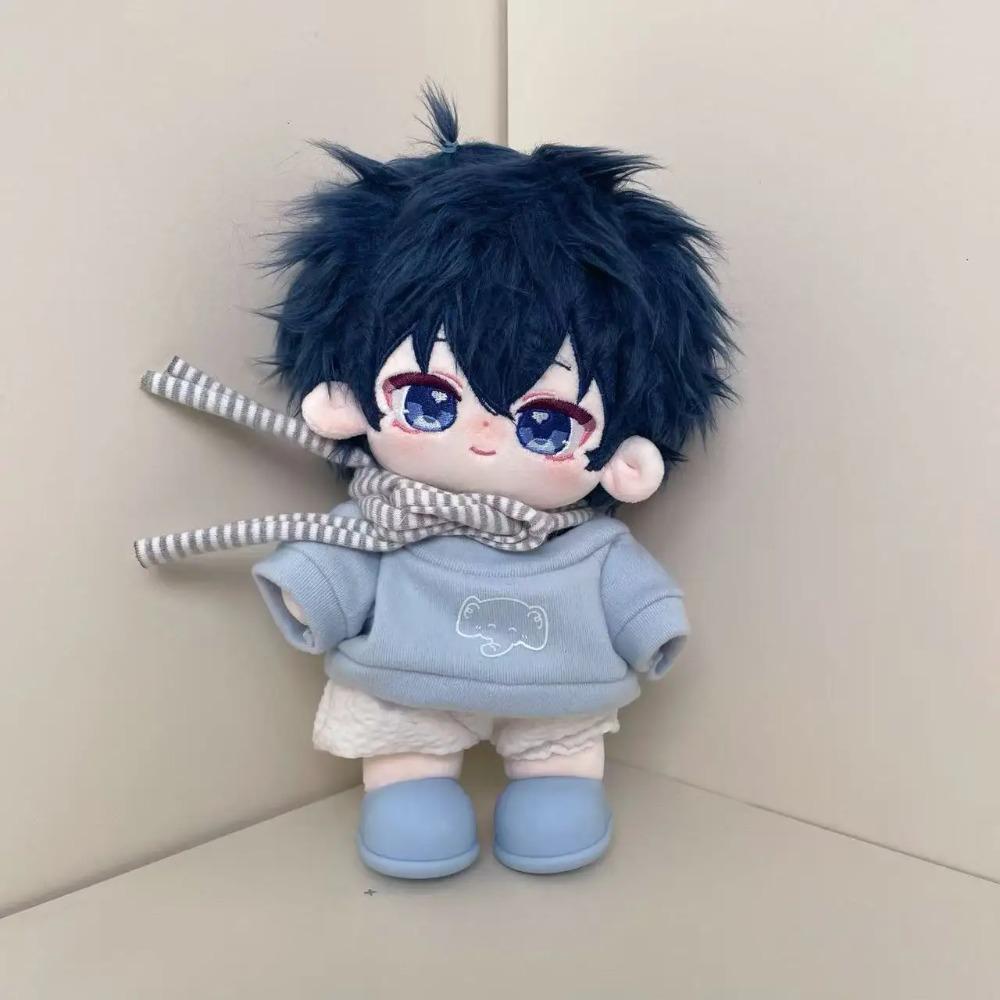 20cm Cute Idol Cotton Star Dolls Fifth Personality Boy Doll Cute Stuffed Baby Plushi Doll Can Change Clothe Fans Collection Gift