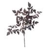 Artificial Cimicifuga Leaf Spray,  Faux Fall Branch With Long Stems For Vase, Thanksgiving Centerpiece Halloween Decor