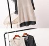 Women's V-Neck Sweater Vest & Knitted Top Set - Mid-Length, Thickened, Korean Style, Sleeveless for Autumn/Winter 2024