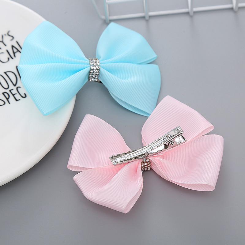 1 Piece New Big Bow Girls Hairpins Children Headwear Hairgrip Hair Clips Barrettes Hair Accessories