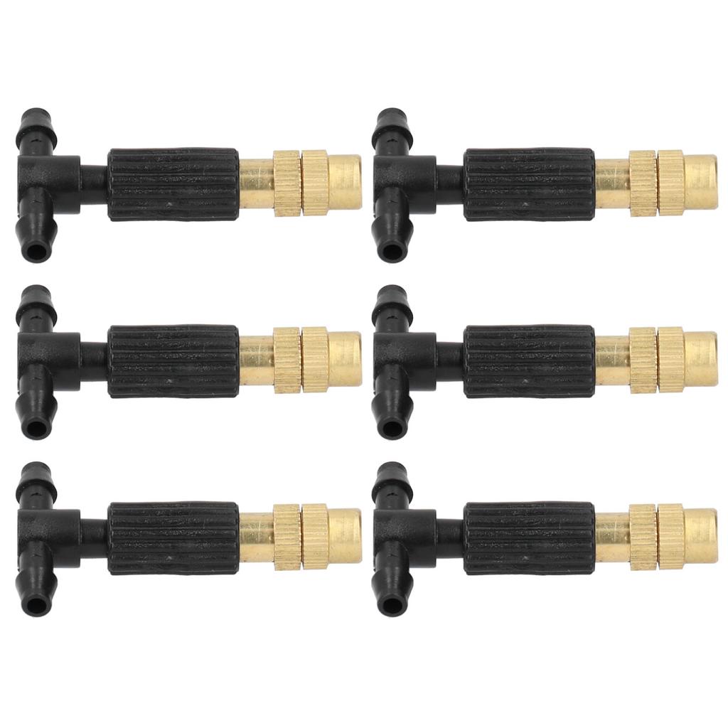 10 Set Micro Garden Watering Spray Head Misting Nozzle with 3‑Way Connector Irrigation System