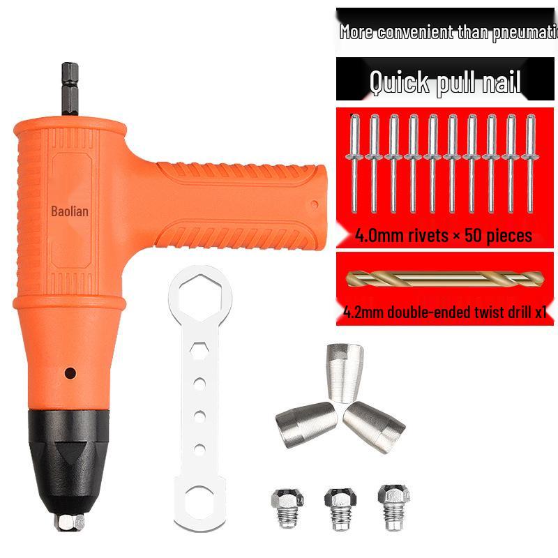 Electric Rivet Gun Head Aluminum Alloy Puller
