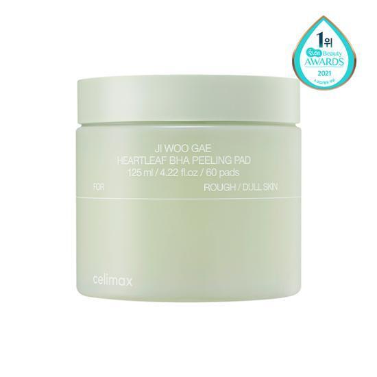 CELIMAX [exfoliation Skin Texture Toner Pad] Celimax Houttuynia Cordata Baja Eraser Peeling Pad 60 Sheets Plan  +10 Sheets 