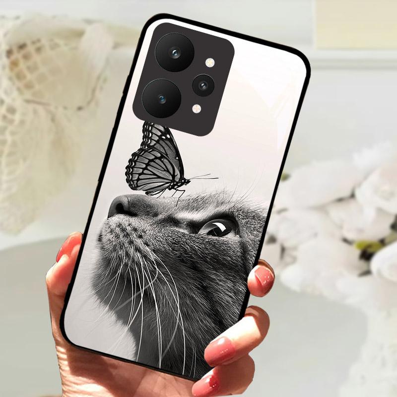 Shockproof Case For Realme 15 5G Phone Cover RMX5106 RMX5105 Tempered Glass Cases For Realme15 Fundas Luxury Protective Shell