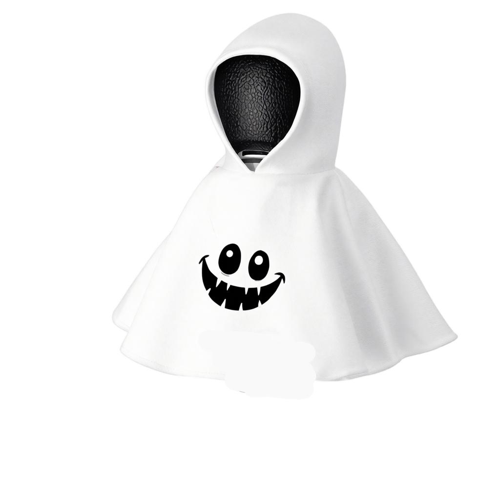 Car Gear Shift Cover Halloween Ghost Design Soft Material Fit Universal Manual Automatic Transmission Gear Stick Protector