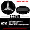 For Mercedes Benz A C B V G E Class GLK GLA GL CLS ML GLC GLS GLE W204 W205 1pcs Car Grill Emblem Star Badge Front Grill Logo MZABC1