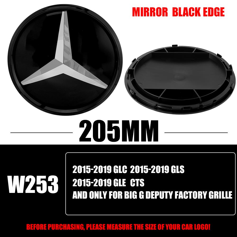 For Mercedes Benz A C B V G E Class GLK GLA GL CLS ML GLC GLS GLE W204 W205 1pcs Car Grill Emblem Star Badge Front Grill Logo MZABC1