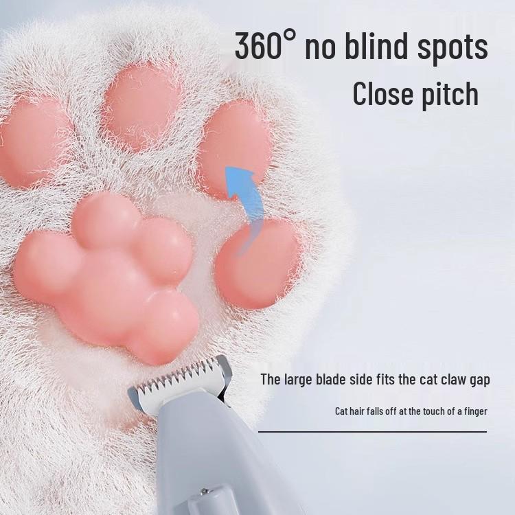 Pet Grooming Clipper: Cat Paw Shaver & Dog Trimmer