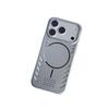 Pioneer heat dissipation magnetic suction hollow application iPhone17Pro metallic paint mobile phone case Apple 16 anti-drop protective case
