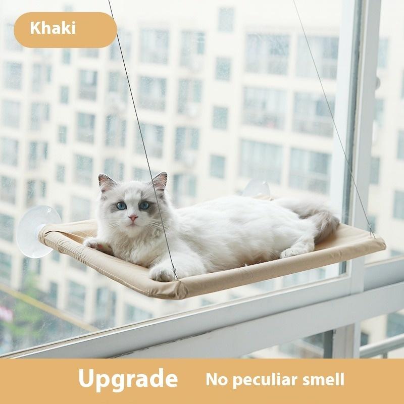 Pet Cat Hammock Hanging Cat Bed Bearing Comfortable Cat Sunny Window Feline Naptime Seat Mount Kitten Climbing Frame Pet Product
