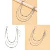 Hip Hop Metal Chain Belt With Lobster Lock For Men And Women Stylish Waist Jewelry