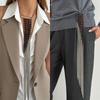 Water Droplet Fringe Tassel Chain Brooch Exaggerated Bead Fixed Ornament New Clothing Tie Pin  Men