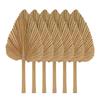 ABBY-6PCS Dried Palm Leaves Natural Dried Palm Fans,Large Palm Spear For Boho Wedding Decor,Tropical Palm Leaves Decoration Dura