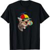 100% Cotton Silly Cat with Lollipop Meme T-Shirt Clothing Casual Cute Golf Gift