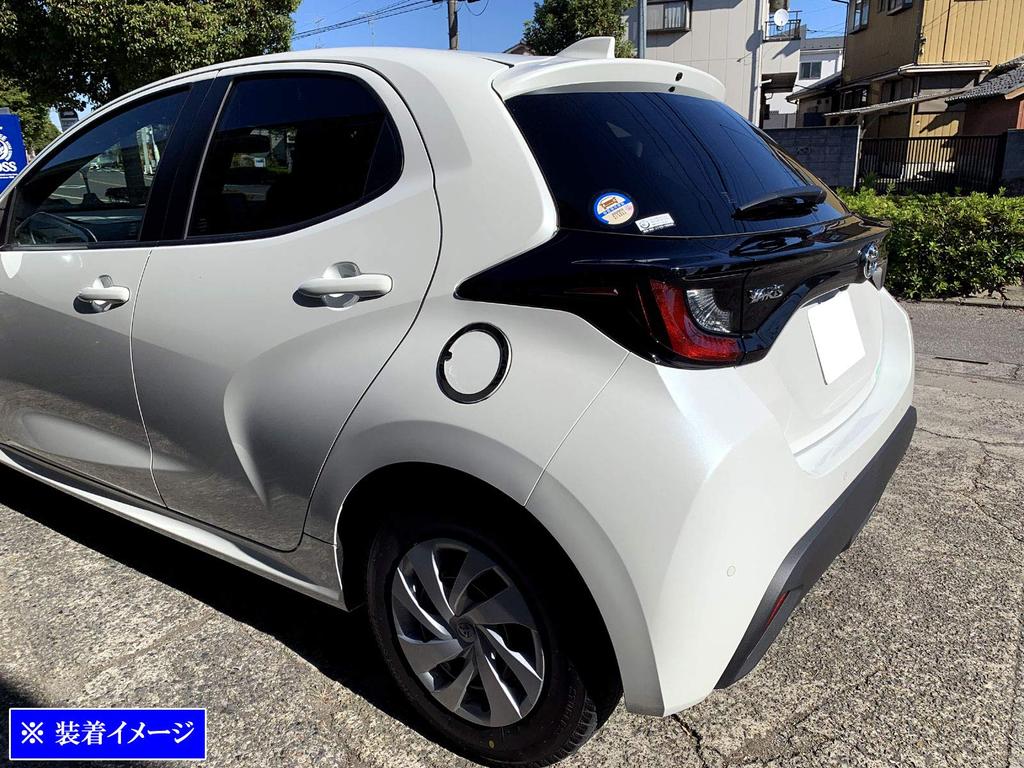 BRIGHTZ Finish Stainless Steel Fuel Lid Cover for Yaris 210 MXPA15 Ultra-Mirror [FUELLID-102] (2010-2015), KSP210, MXPA10, MXPH10, MXPH15, (2010-2015)