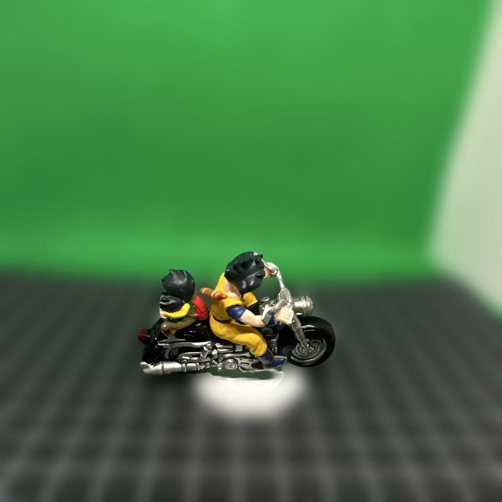 [USED] Goku and Gohan Motorcycle Two-Seater Figure Rare Dragon Ball