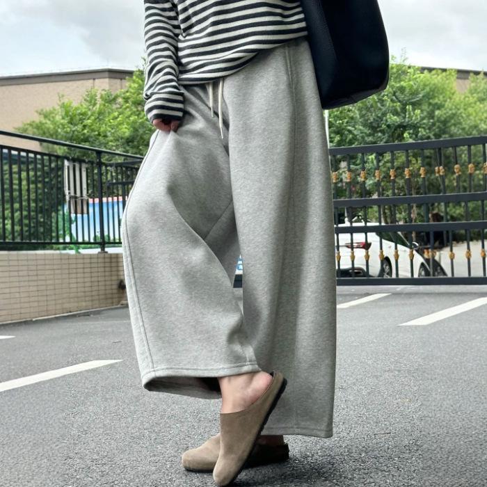 

Plus Size Harem Pants: New Autumn Style, Hip-Covering & Slimming for Short, Chubby Women. XL сірий колір