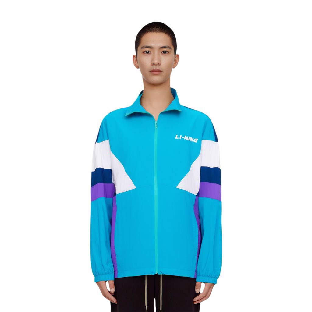 Li Ning Sports Life Collection Jacket Unisex Light Aqua Blue AJDT503-1