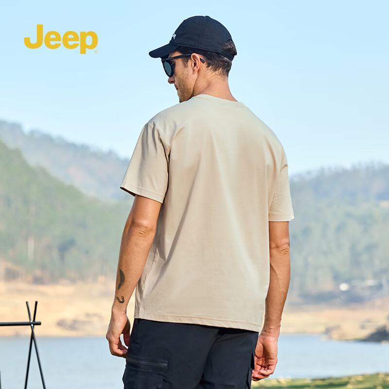 Jeep Men's American Style Breathable Short Sleeve T-Shirt