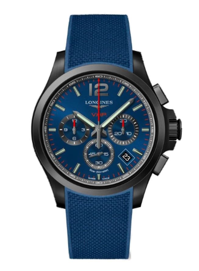 

watch CONQUEST Quartz 5 ATM water resistant Sapphire glass Blue dial Stainless steel Blue [Longines] Men s V.H.P L3.717.2.96.9 [Item] синій