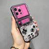 Soft Phone Case For iPhone 17 16 Pro Max 15 Game Console Fashion Boy 16E 17E 14 Plus 13 Mini 12 XS 7 SE 8 Air Black Cover Shell