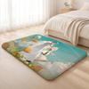 Anime F-Friend  Cute Floor Mat Machine Washable Soft Flannel Area Rug, Non-Slip Absorbent Floor Mat for Living Room Bedroom