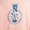 Women's Nike T Shirts Women's Pink Crew Neck Moderate Straight Fit