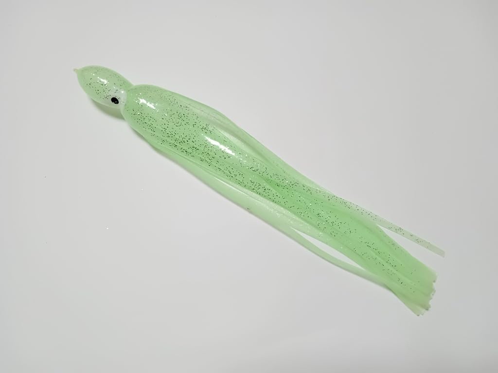 Large Octopus Skirt Lure 5 Colors Soft Ideal for Deep Sea Bottom Red and Other Bluefish Suitable for Boat Offshore Tai and Trolling 5 (15cm, 20cm,