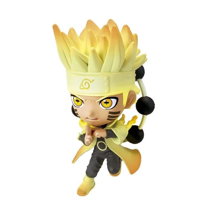 Bandai Chibi Masters Naruto Uzumaki Figure | 8cm Naruto Toy Action Pose | Collectible Naruto Figure