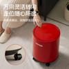 High-Value Trash Can Household Living Room With Wheel Mobile Large Large Capacity Bathroom Kitchen Bedroom Uncovered Paper Basket