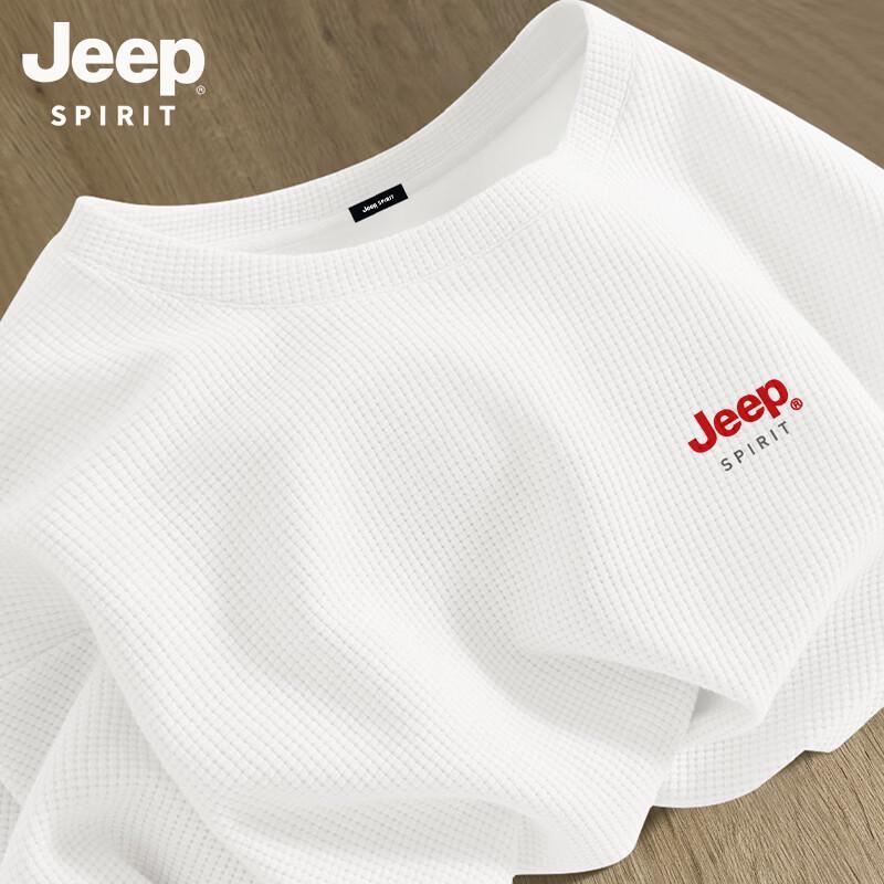 

JEEP SPIRIT Men s Loose Waffle Short Sleeve T-Shirt XL