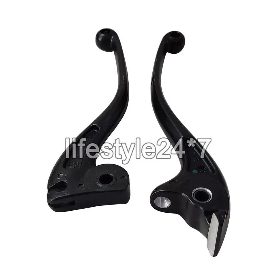 FIT FOR Royal Enfield Hunter 350 Clutch and Brake Lever Pair, Black