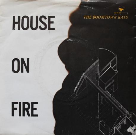

7inch Record BOOMTOWN RATS - House On Fire MER91 Mercury 1982 Japan Rock Used
