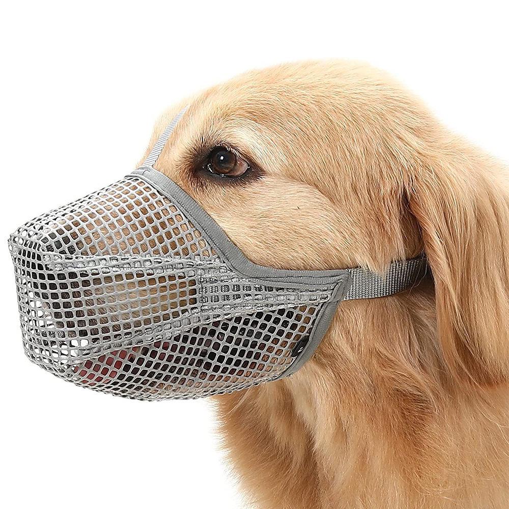 Dog Muzzle for Anti-Eating, Anti-Biting, and Barking - Suitable for Border Collie, Golden Retriever, Labrador (Large Size).