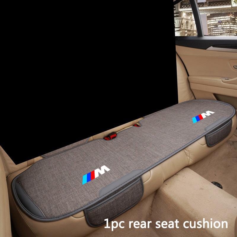 FA6Front/Rear Car Seat Cover Cushion Anti Scratch Protector Pad For BMW M E46 E36 E34 F10 E90 F30 E60 F30 E53 E30 E92 E87 Sticker