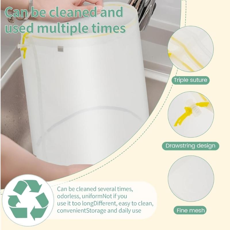 Mehrzweck 5-Gallonen-Filterbeutel Hydroponische Filtergewebebeutel Upgrades für Brau-, Koch- und Flüssigkeitstrennungsaufgaben