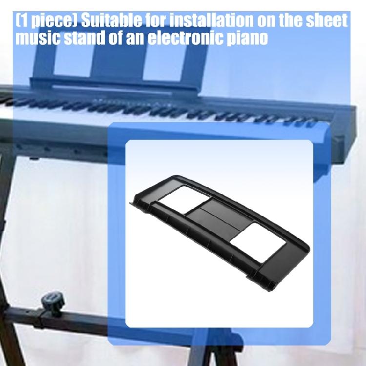 Keyboard Sheet Stand Sheet Holder Music Stand Space Saving Shockproof Music Stand For Digital Keyboards ABS Structure