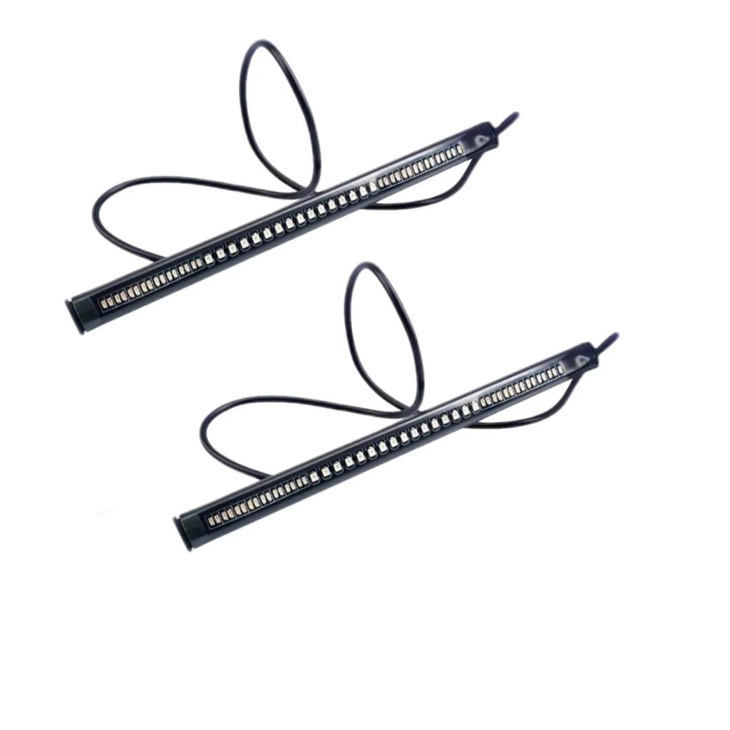 Motorcycle AutoTurn Signal Brake Tail Strip Tail Light 2835 3014 SMD Flexible Led Strip Stop Light 12v Car Accessories Universal