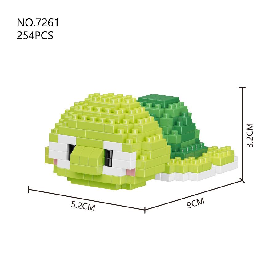 Seria Sea World Mini Organizmy Morskie Klocki Budowlane Zabawki DIY Mikro Klocki Zwierzęta Zabawki Zestawy Edukacyjne Artykuły na Prezent