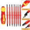 High Voltage Electrician Screwdriver Set Insulated Screwdriver 1000VPhillips Slotted Screwdriver Multi-function Electrician Tool